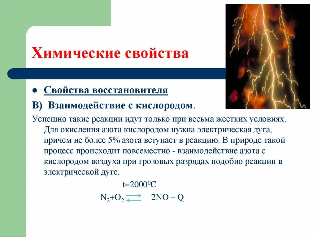 Азот и водород какая реакция