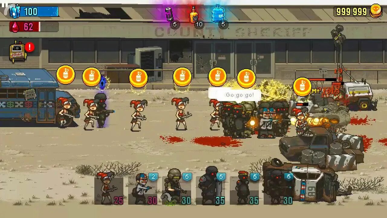 Автобус против зомби. Игра Dead ahead Warfare.