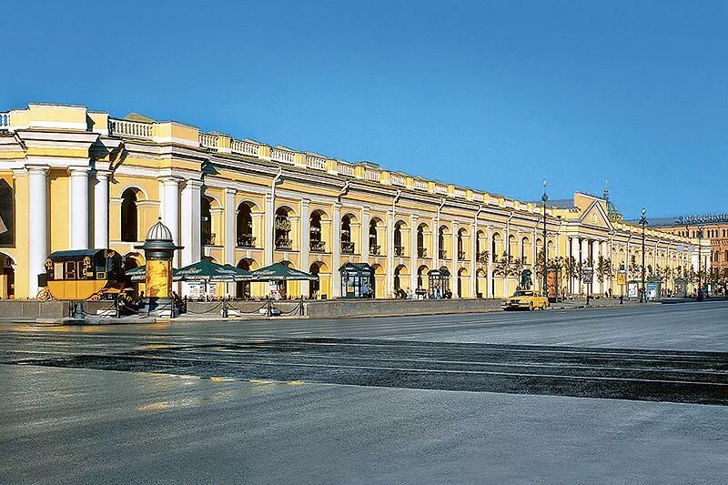 Петербургский Гостиный двор Растрелли. Гостиный двор в Санкт-Петербурге (1761–1785).. Веб гостиный двор