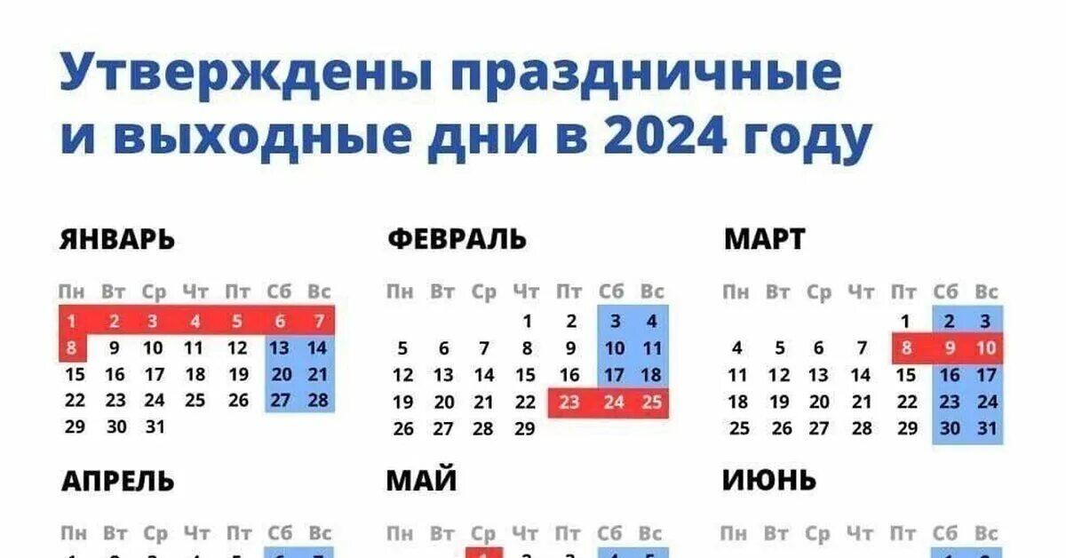 Выходные и праздничные дни в 2024 году в России. Календарь 2024 с праздниками. Календарь выходных и праздничных на этот год. Нерабочие праздничные дни в 2024.