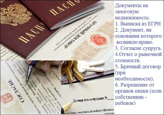 Документы на залоговое имущество. Документы для оформления ипотеки. Документ на залоговую недвижимость. Ипотека документы фото.