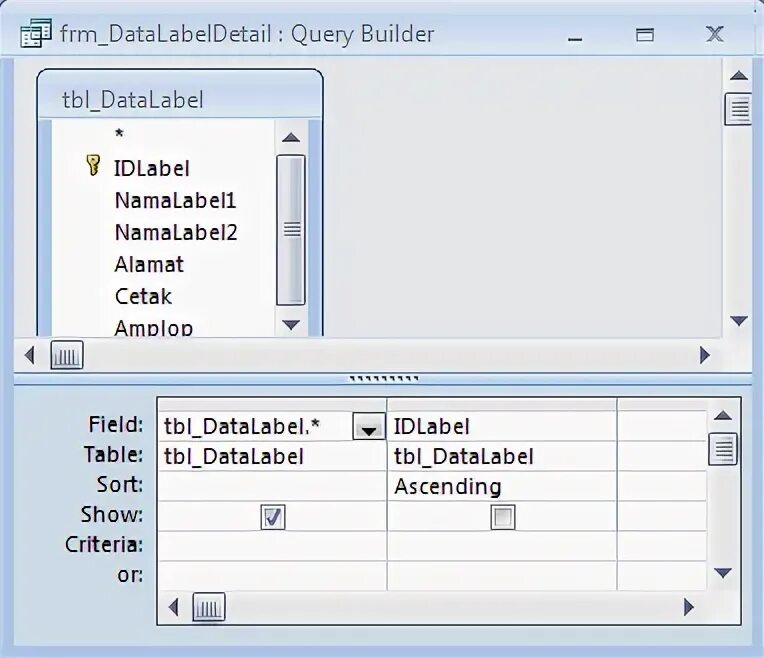 Add existing field
