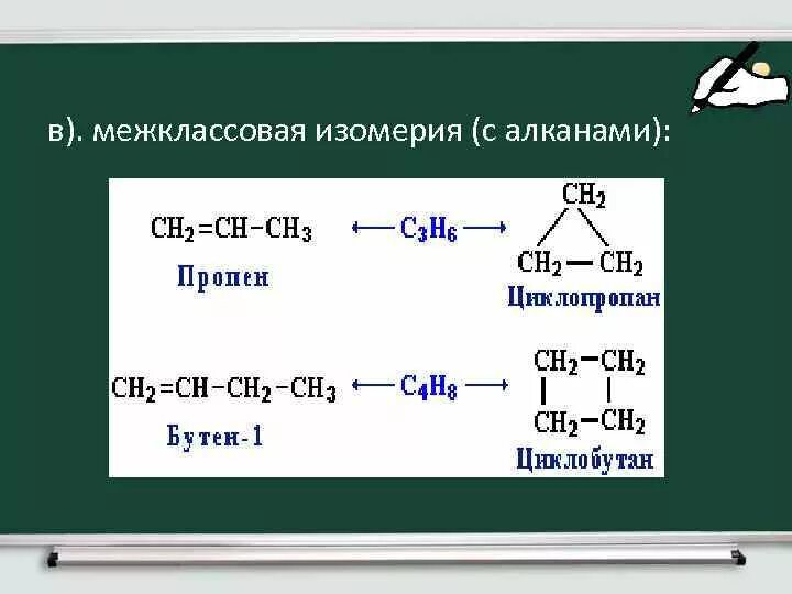 Межклассовые алканы