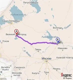 Маршрут ярославль великий новгород
