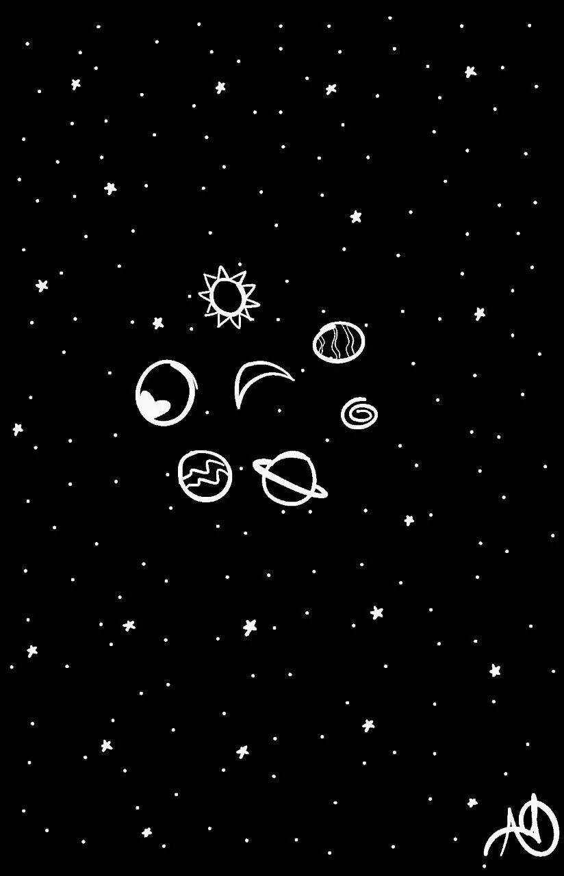 Космос чб. Космос рисунок черно белый. Космос рисование на чёрном фоне. Космос Минимализм.