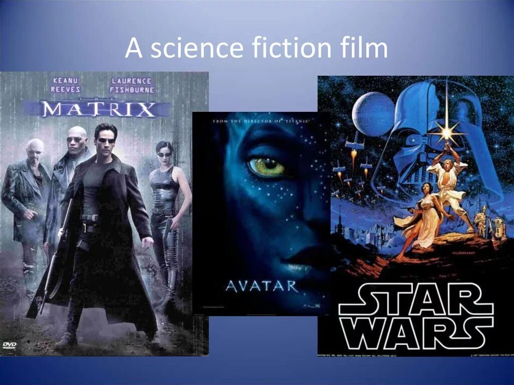 Fiction movies. Научная фантастика на английском. Types of films презентация.