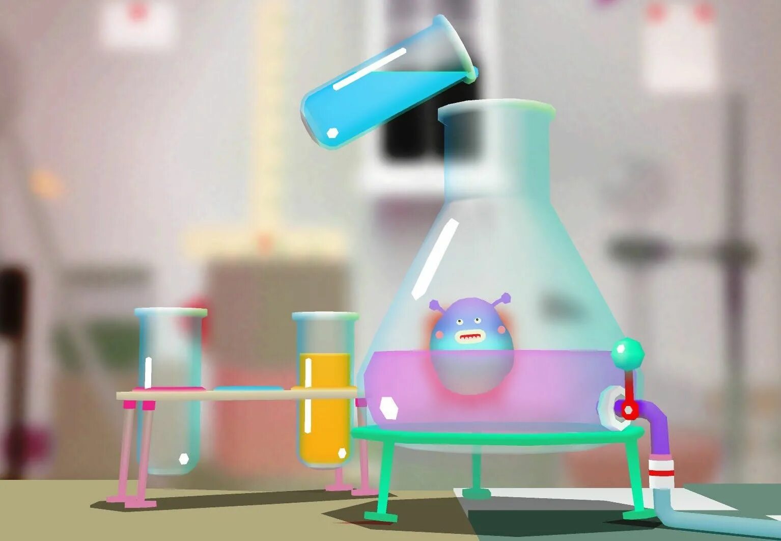 Фото игры toca Lab. Game Science. Laboratory for Kids. Игра химическая лаборатория телефон. Игра желтый малыш лаборатория