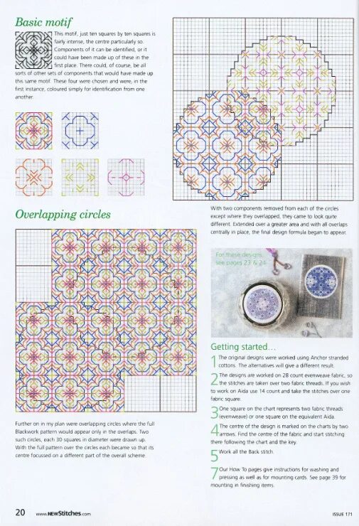 New stitching. Mary hickmott's "new stitches" magazine - issue no. Mary hickmott summer bird sampler. New stitching. Mary hickmott.