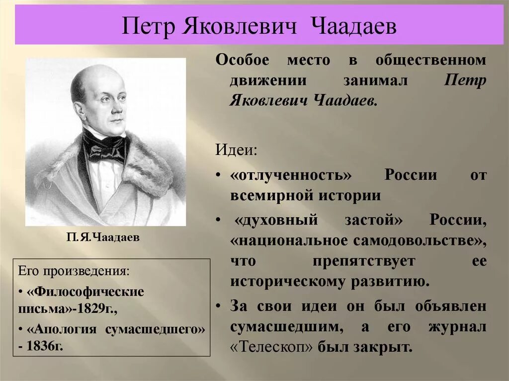 Чаадаев для чацкого кроссворд 8