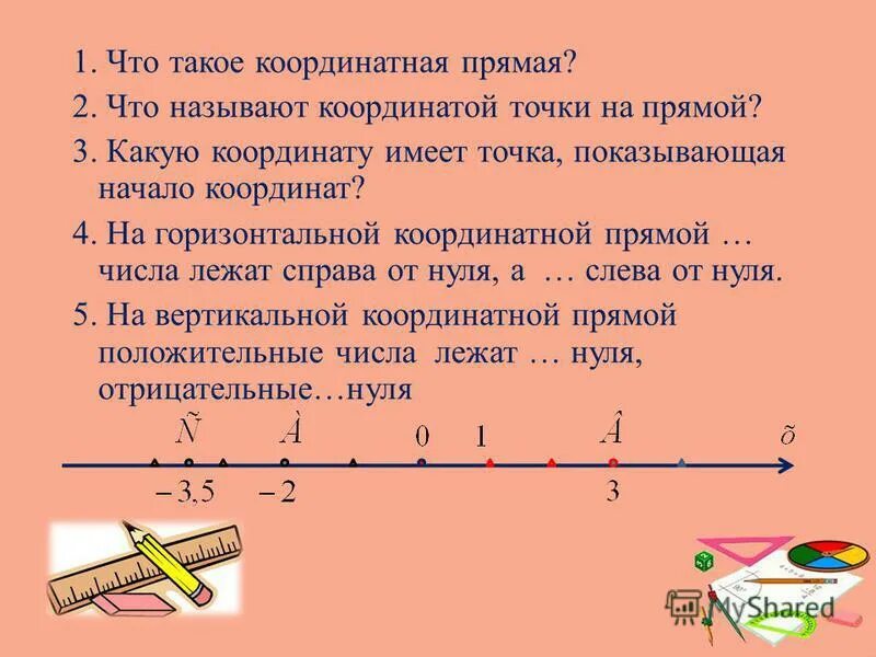 Математика противоположные числа. Числовой отрезок для дошкольников. Модель числового отрезка. Определение числовой прямой. Расстояние на координатной прямой.