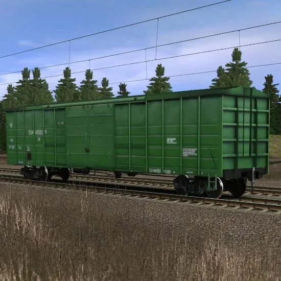 Крытый вагон 11-066 для Trainz. Вагоны СССР Trainz грузовые. Крытый вагон 11-066. Крытый вагон зеленый.