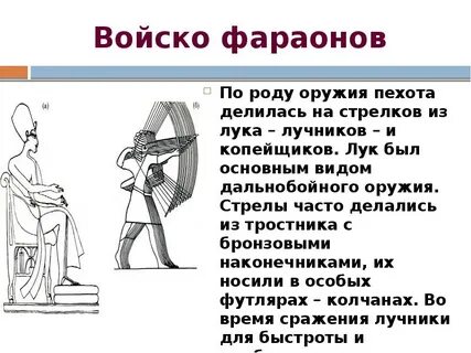 Войско фараонов