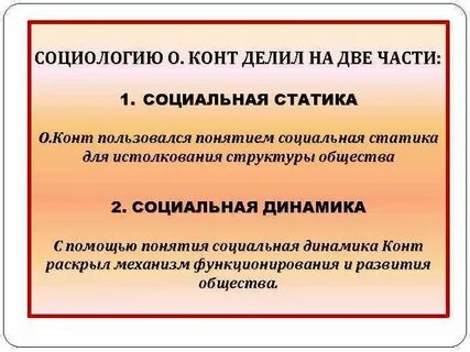 Социологический проект о конта