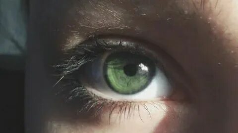 Your green eyes