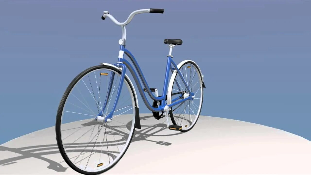 Bicycle model. Bicycle model