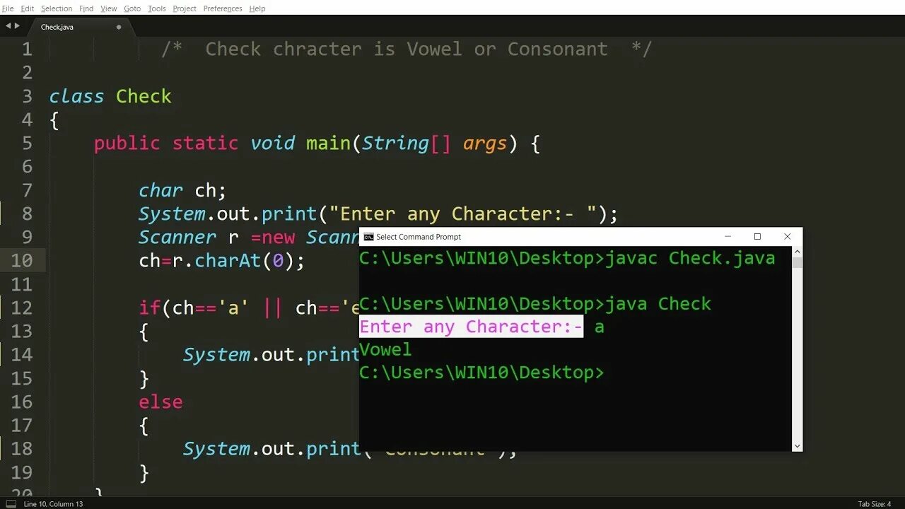 Java check class. Char java. checked vowels. java if else string contains.