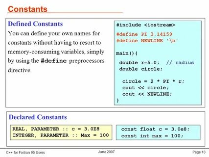 C define variable