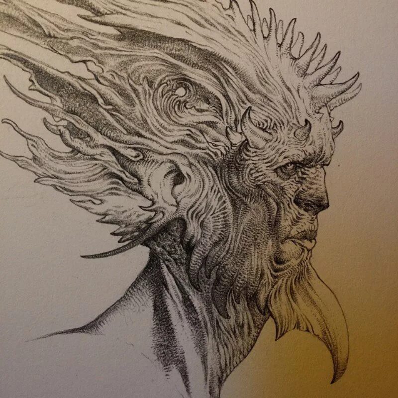 Fantasy drawing