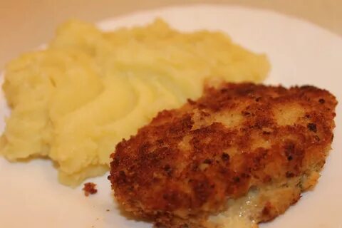 Котлета рыбная пюре картофельное