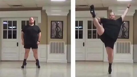 Толстяк танцует