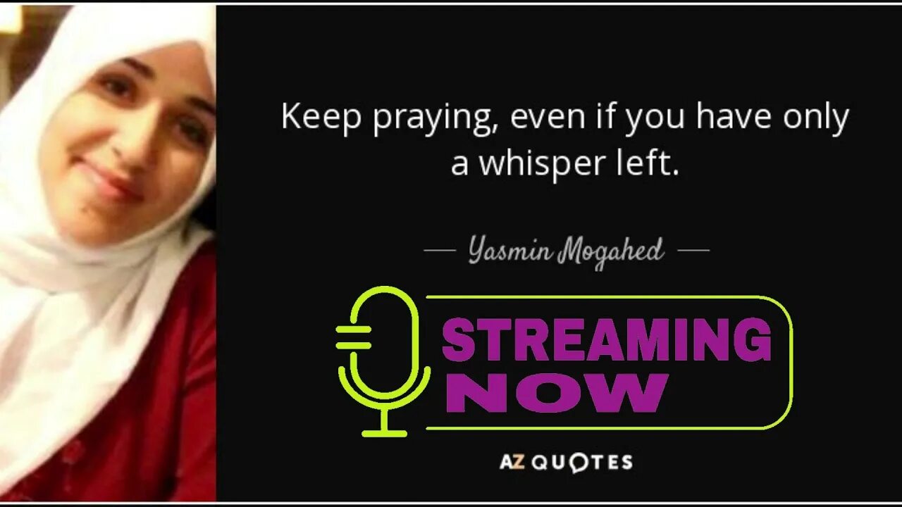 Сестра Ясмин Могахед. Put Allah first and you never be last. Only Allah gives time to remember. A person who is afraid. Sometimes difficult