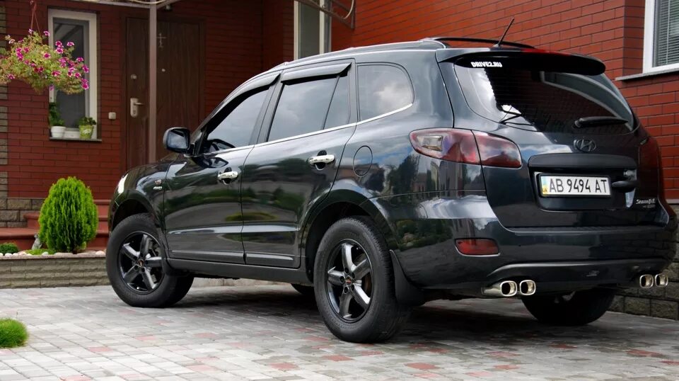 Hyundai Santa Fe 2008 2.7. Санта Фе 2008 2.7. Хендай Санта Фе 2007 2.7. Hyundai Santa Fe 2008 диски. Тюнинг санта фе 2