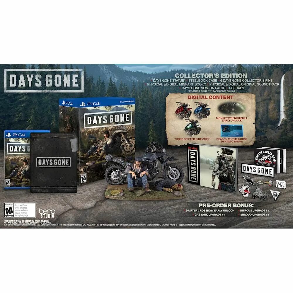 Days gone коллекционное издание. Игры для ps4 коллекционное издание. Days gone. Collector's Edition. Коллекционные издания ps4. Коллекционные ps4