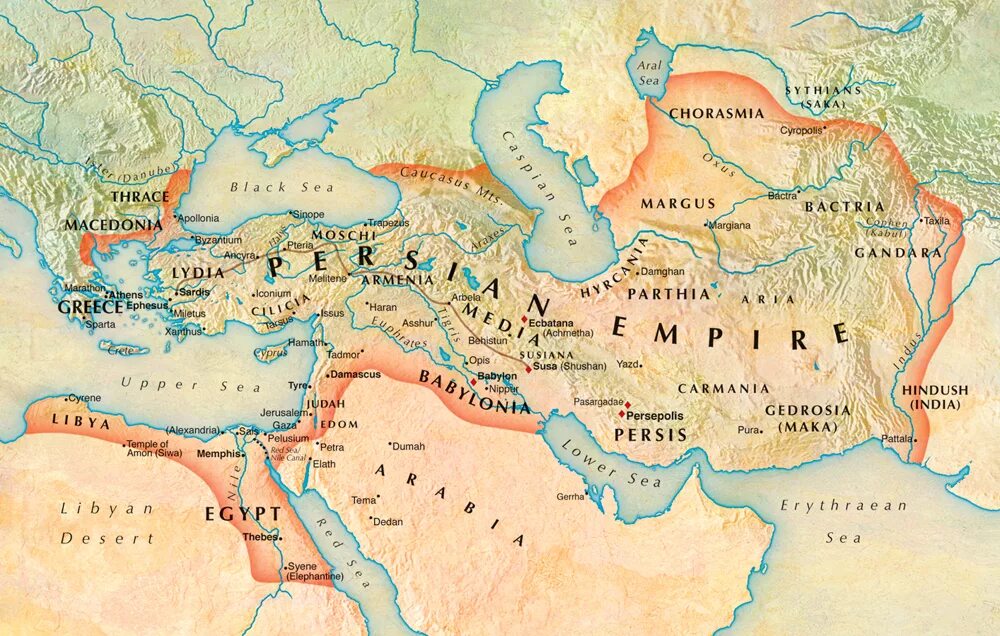 Территория империи Ахеменидов. Территория древней Персии на современной карте. Древняя Персия на территории современного государства.