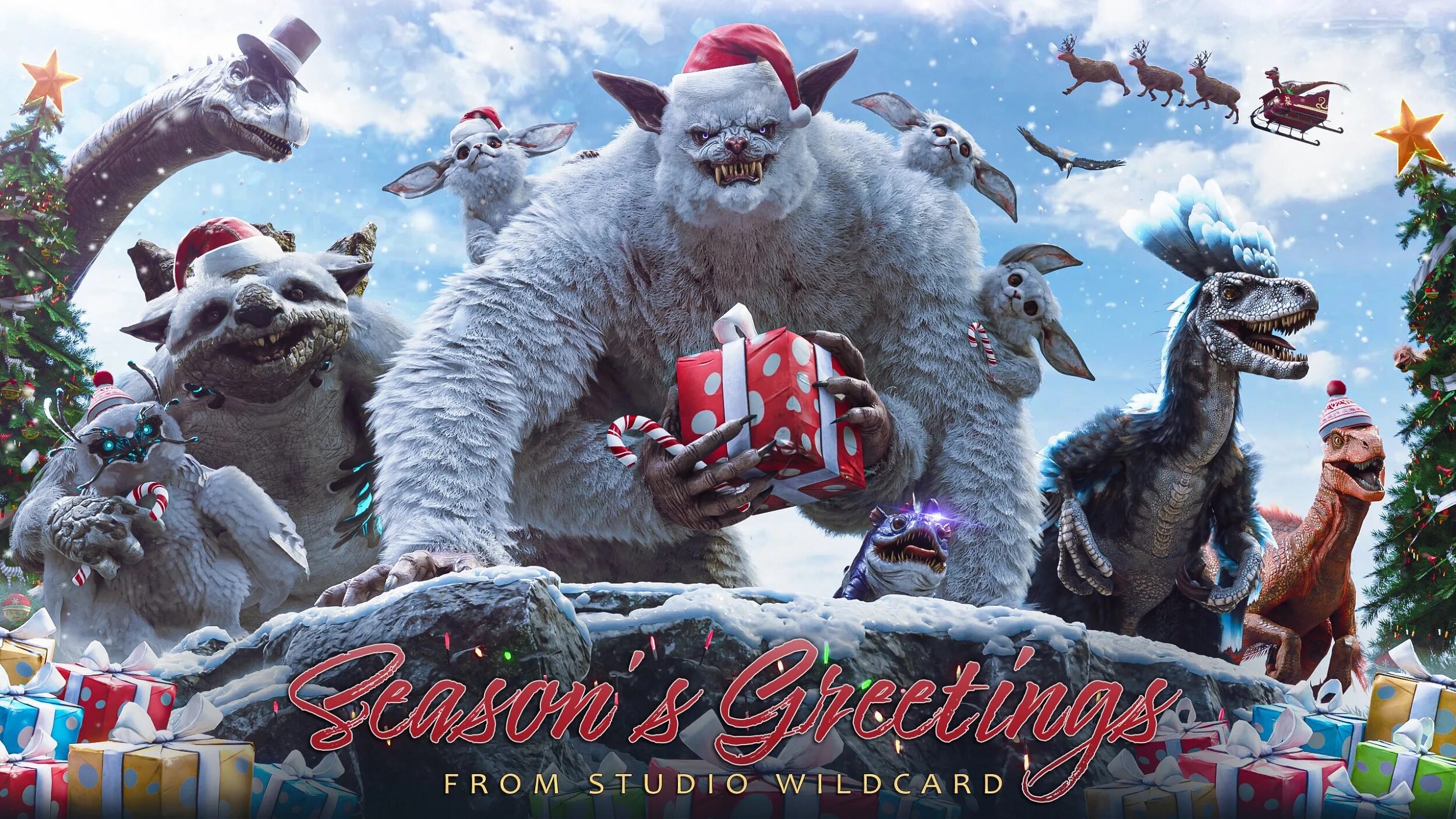 Новый арк. Winter wonderland event арк. новогодний арк. арк новый год. с новым годом ark.