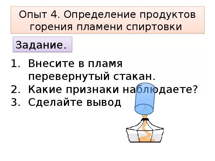 Наблюдение за горящей свечой. Обнаружение продуктов горения в пламени вывод. Наблюдения за изменениями происходящими с горящей свечой. Наблюдение за горящей свечой вывод. Опыт 2 обнаружение продуктов горения в пламени.