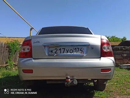 Задний бампер от приоры 2