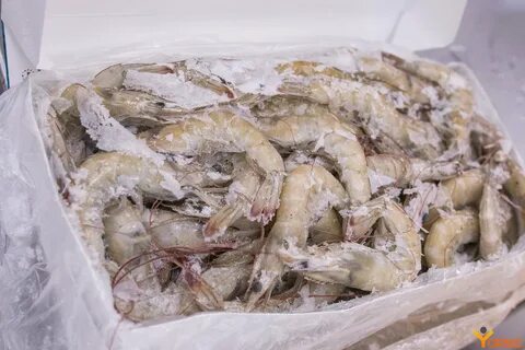 Креветка сырая замороженная