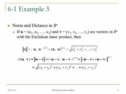 Linear algebra