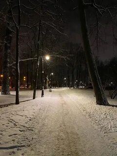 Зимний тротуар