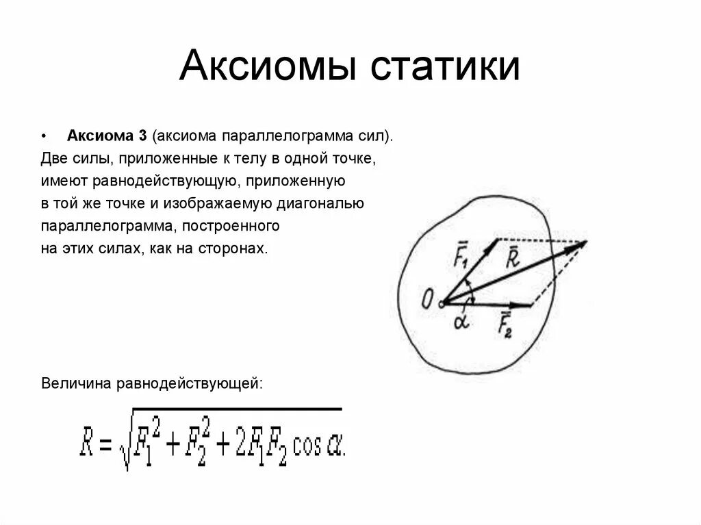 Аксиомы статики теоретическая механика 5 6. Аксиома механика. Аксиомы статики твердого тела. Первая аксиома статики техническая механика. 3 аксиома статики техническая механика.