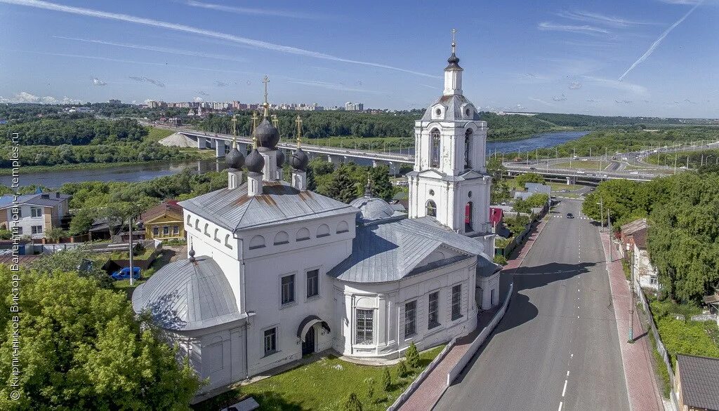 Где в калуге можно сделать. Калуга храм на Смоленке. Преображенская Церковь за верхом Калуга. Храм Иоанна Преображения Калуга. Церковь на Смоленской улице в Калуге.