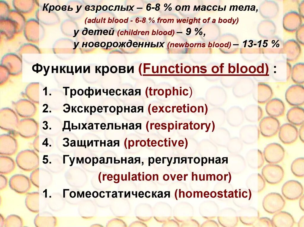 Как по английски кровь. Функции крови на английском. Functions of Blood. Состав крови на английском языке.