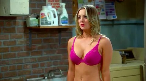 Como Penny en la serie 'The Big Bang Theory' 