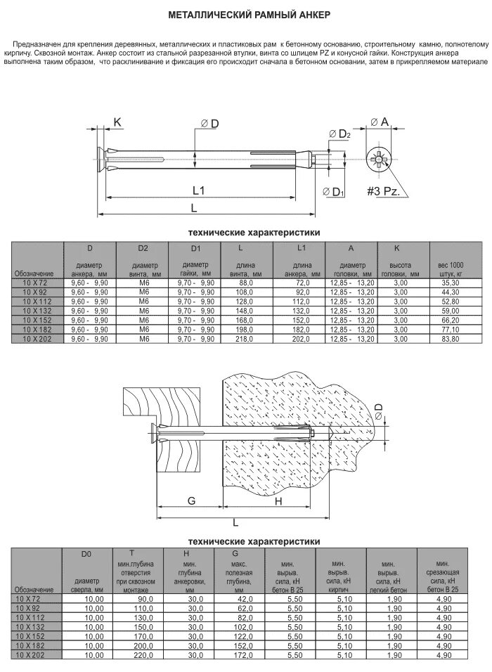 Диаметр анкера. Анкер 10 мм размер чертеж. Анкер рамный 10х112 чертеж. Анкер рамный 10х72 чертеж. Рамный дюбель анкеровка схема.