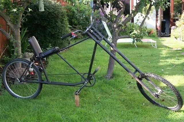 Custom-Chopper-Trike-Wild-Bicicleta-Trike-con-Springer-Tenedor-Billet-Nexus-3 Bi