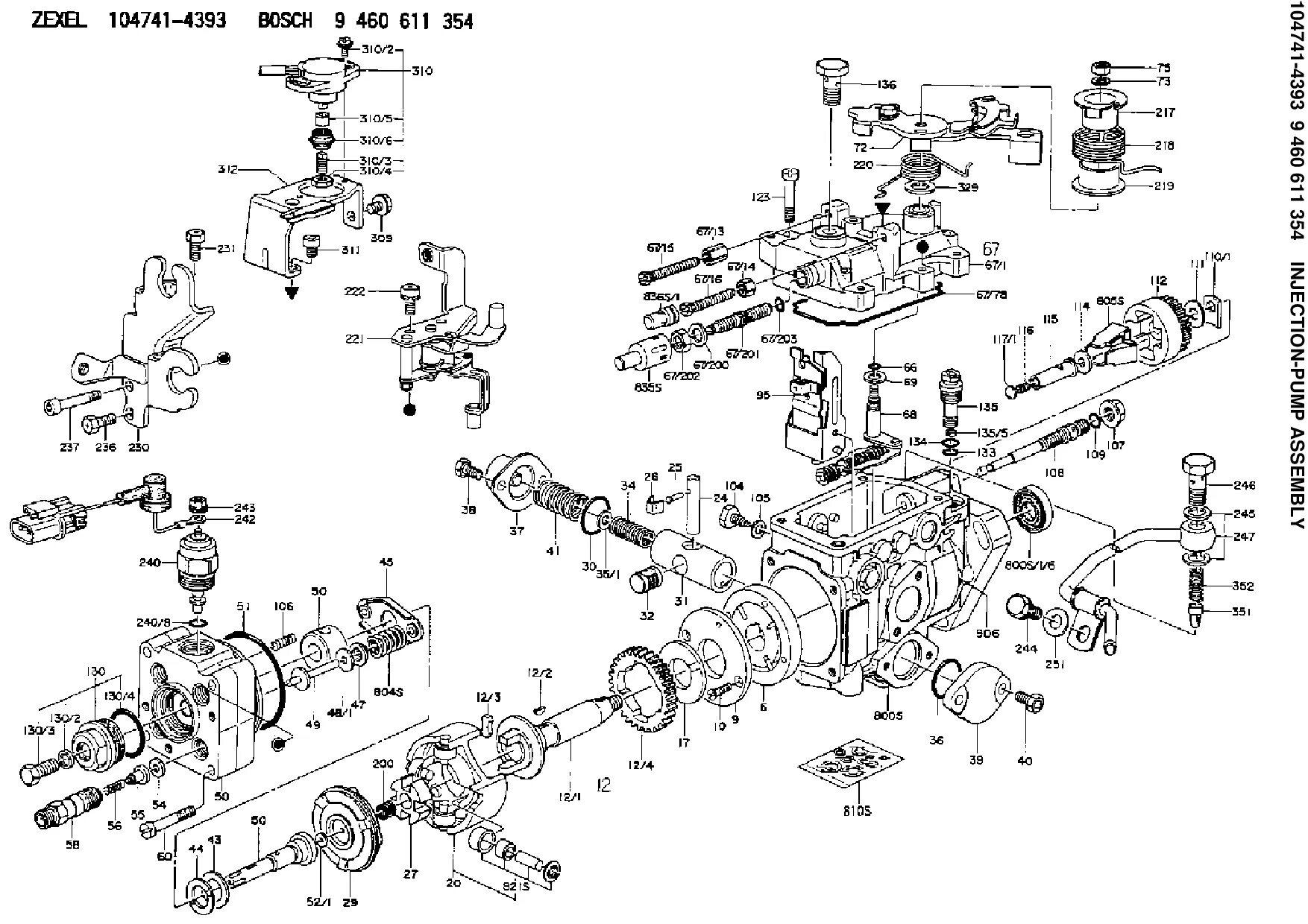 ремкомплект тнвд bosch 0445020086. каталог тнвд. тнвд bosch 119. 011 bosch 0 460 424 101 тнвд. топливный насос mefin 3842 f020.