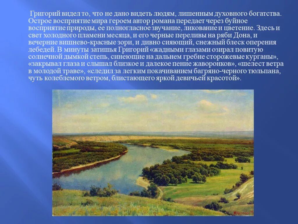 Какова роль природы в романе. Природа Шолохова тихий Дон. Описание Донской природы в романе тихий Дон. Пейзаж тихий Дон Шолохов. Природа в романе Шолохова тихий Дон.