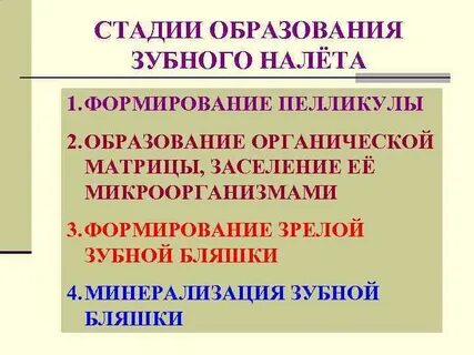 Механизм образования налета