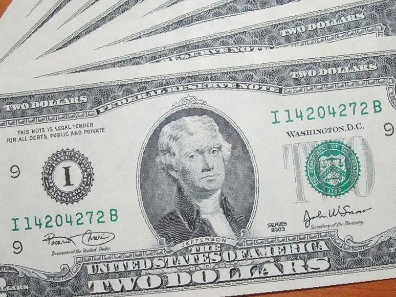 2 доллара сша. купюра 2 доллара сша стоимость. банкнота 2 доллара сша. двухдолларовая банкнота сша. двухдолларовая банкнота сша.