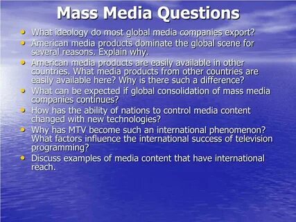 Media in our life