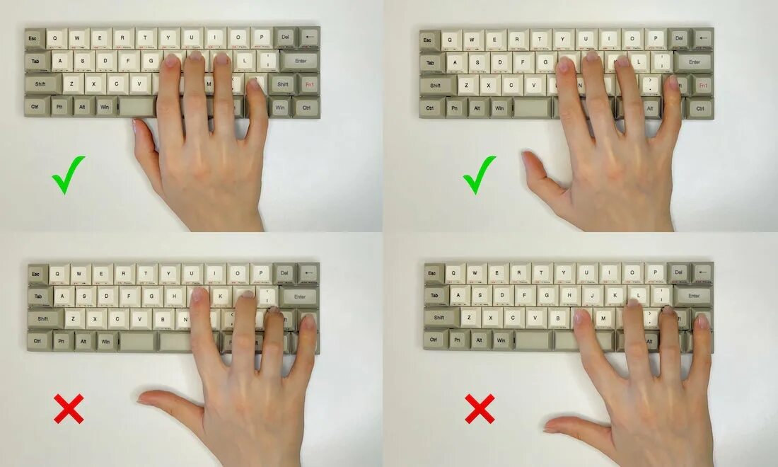 Как сделать расположение рук Proper use of the mouse.