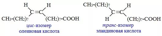 Олеиновая кислота изомерия. Цис изомер олеиновой кислоты. Олеиновая кислота цис и транс изомеры. Цис изомерия непредельных карбоновых кислот.
