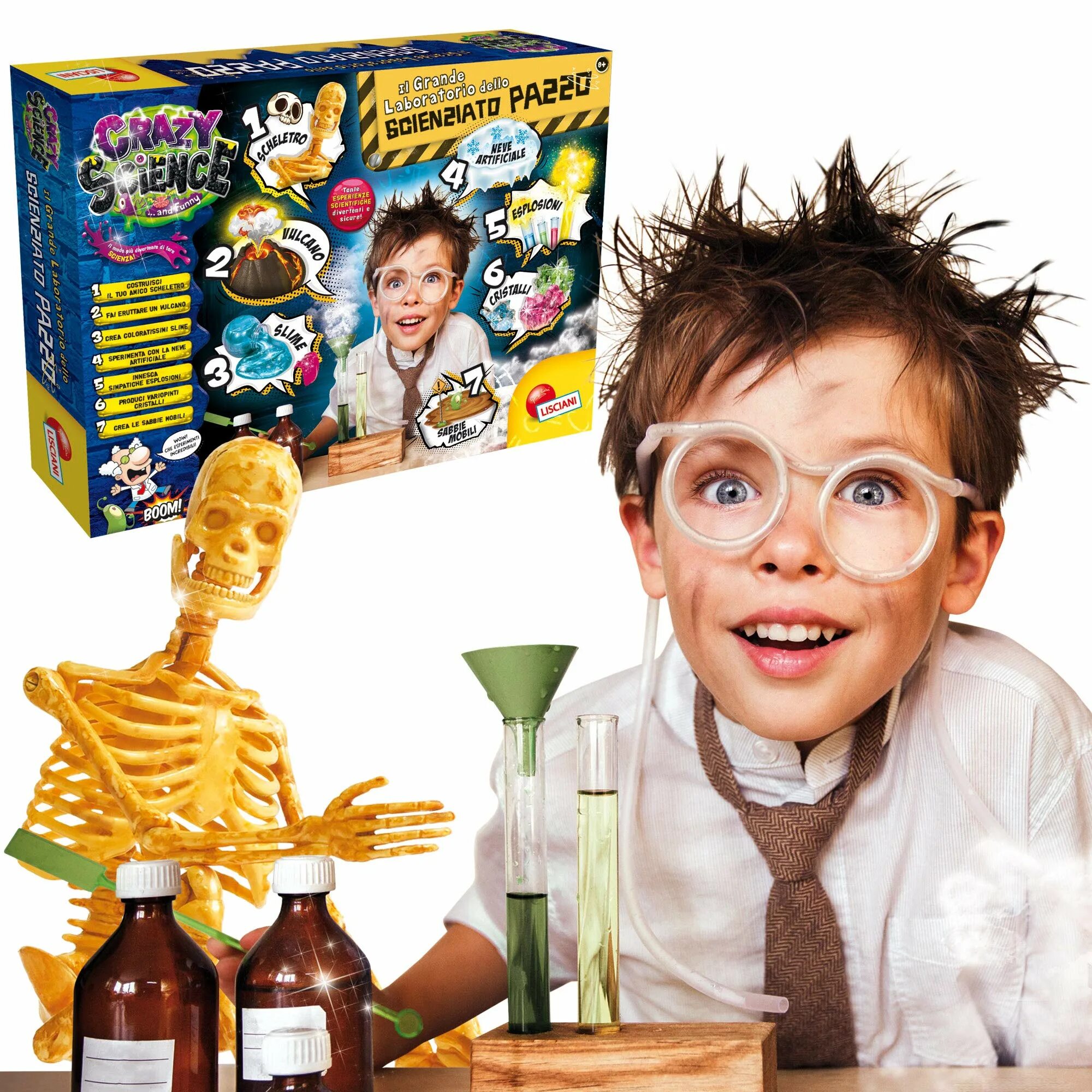 Сумасшедший ученый игра настольная. Набор science education kit. Crazy science. Безумный ученый. Набор для опытов lisciani.