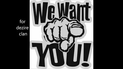 We want english