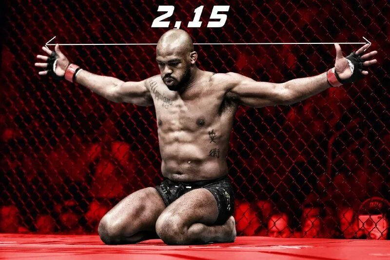 джон джонс боец размах рук. джон джонс.